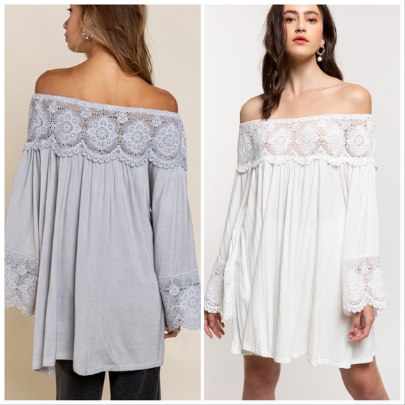 POL Make it Romance Lace Tunic - Picture 7 of 12